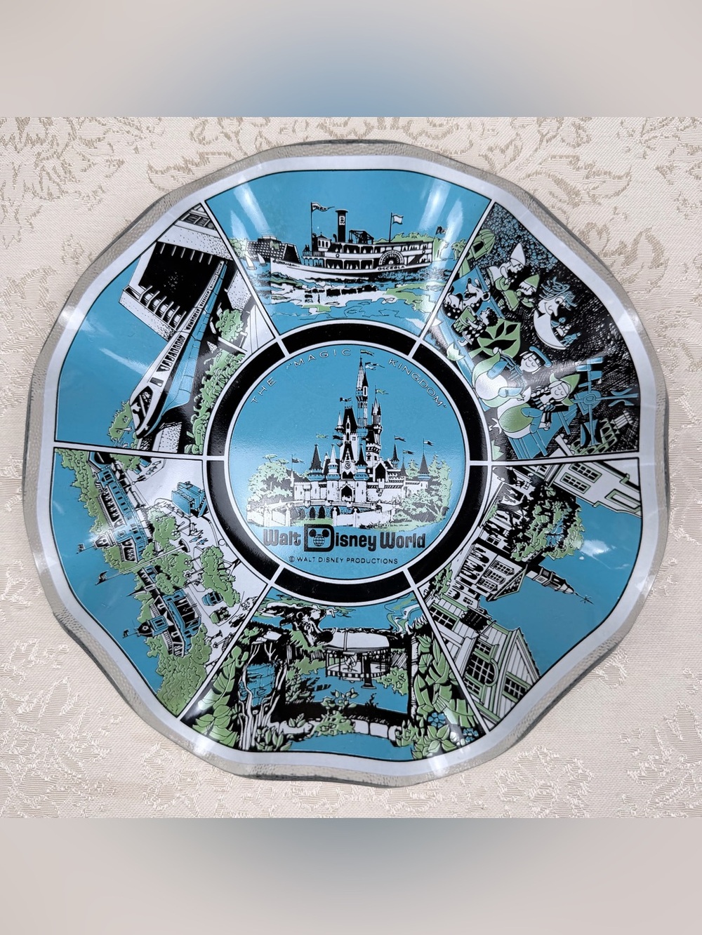 Disney Walt Disney World Vintage Souvenir Dish, 1970’s, Japan